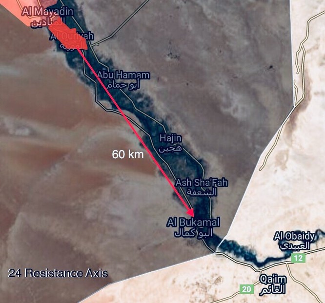 Quân Syria chiếm hàng loạt cứ địa IS, tấn công từ Mayadeen về biên giới Iraq-Syria (video) ảnh 3