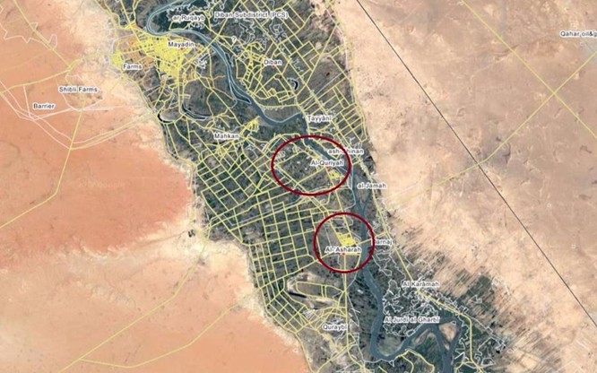 Quân Syria chiếm hàng loạt cứ địa IS, tấn công từ Mayadeen về biên giới Iraq-Syria (video) ảnh 1