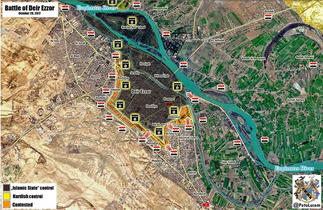 “Hổ Syria” tấn công ác liệt kết liễu IS tại tử địa Deir Ezzor (video) ảnh 1