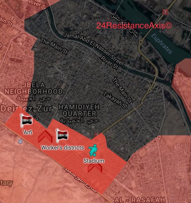 “Hổ Syria” ra đòn đè bẹp IS chiếm 2 quận nội thị Deir Ezzor ảnh 1