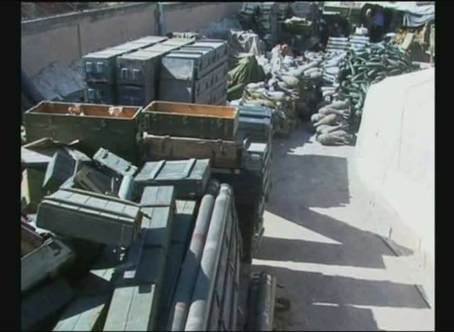 Quân đội Syria phát hiện kho vũ khí khủng của IS ảnh 1