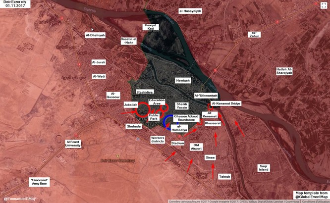 “Hổ Syria” tung đòn hạ IS, giải phóng liên tiếp các quận Deir Ezzor ảnh 1
