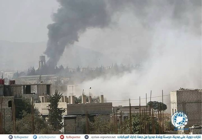 Nga không kích dồn dập buộc phiến quân ven Damascus ngừng bắn ảnh 2