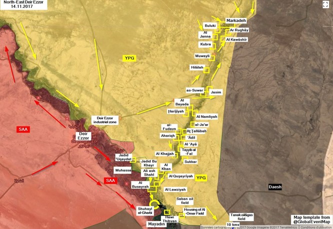 IS nã pháo phản lực giáng trả người Kurd càn quét Euphrates ảnh 1