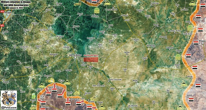 Đoạt liên tiếp 3 chốt phiến quân, “Hổ Syria” sắp đánh chiếm sân bay Abu Dhuhour ảnh 1