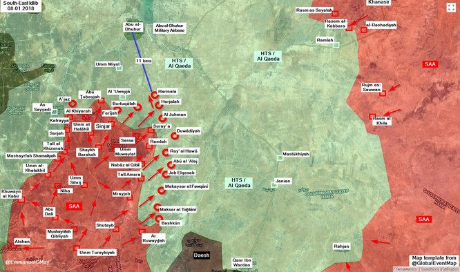 “Hồ Syria” băm nát phiến quân, chiếm 14 cứ địa tại sào huyệt Idlib ảnh 1