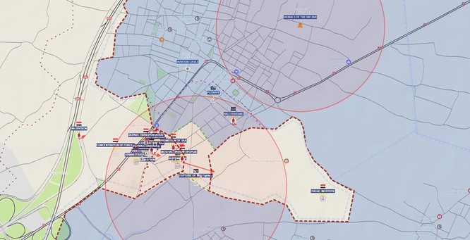 Quân đội Syria đập tan vòng vây, mở rộng tấn công ven Damascus ảnh 1