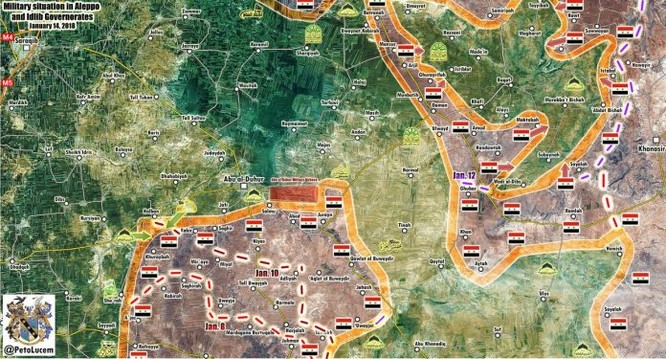 Quân đội Syria tràn tới đoạt hơn 30 cứ địa, khủng bố tháo chạy khỏi nam Aleppo ảnh 1