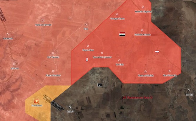 Quân đội Syria nghiền nát IS, chiếm 8 cứ địa ở đông bắc Hama ảnh 1