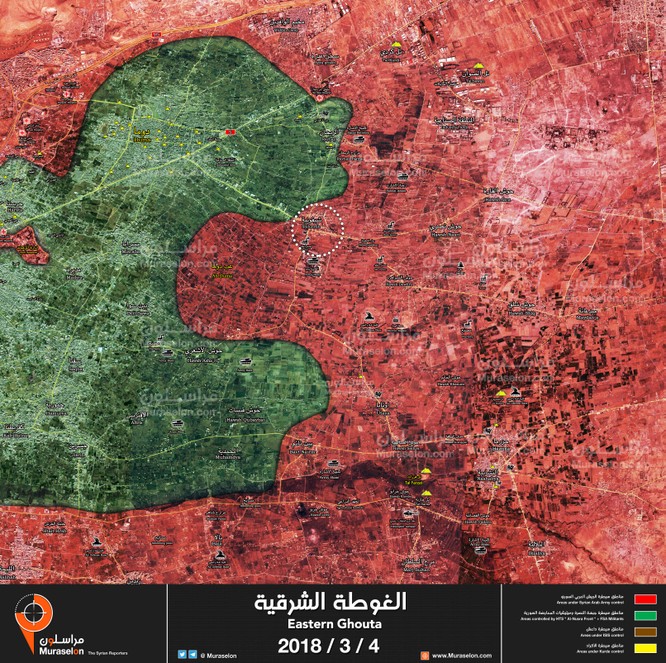“Hổ Syria” nghiền nát phiến quân cố thủ, chiếm pháo đài thánh chiến tại tử địa Đông Ghouta ảnh 1