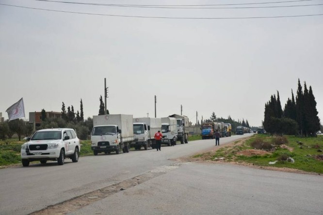 Quân Nga hộ tống hàng nhân đạo vào sào huyệt thánh chiến Đông Ghouta ảnh 4