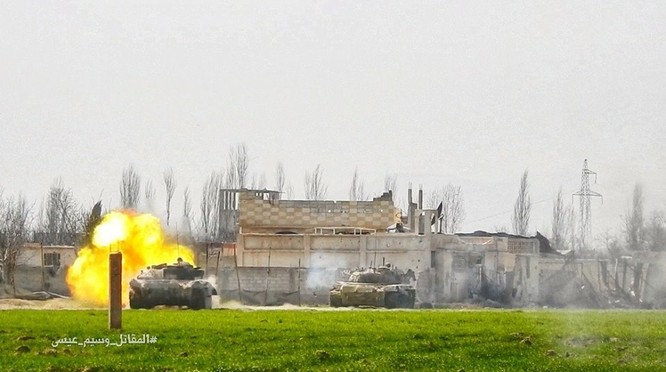 "Hổ Syria" sát cánh Vệ binh Cộng hòa triệt hạ phiến quân thánh chiến ở Đông Ghouta ảnh 5