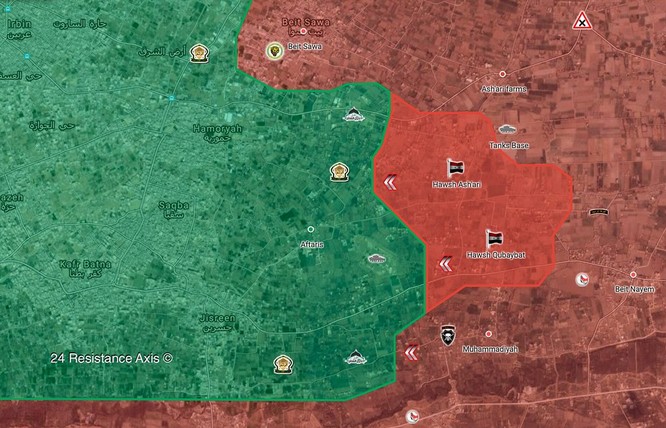 “Hổ Syria” bất ngờ tung đòn chiếm căn cứ ở Đông Ghouta, chiến tuyến Hồi giáo sụp đổ ảnh 2