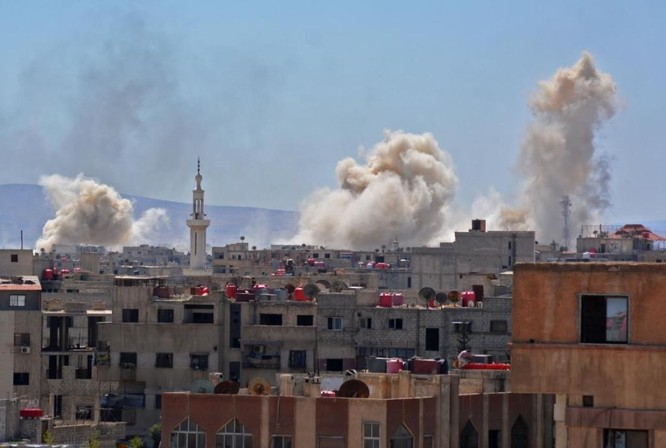 Cuộc chiến tàn khốc trong tử địa nam Damascus, Syria ảnh 2