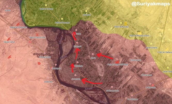 Quân đội Syria nổ súng chiếm 5 làng ở Deir Ezzor, nguy cơ đối đầu Mỹ ảnh 1
