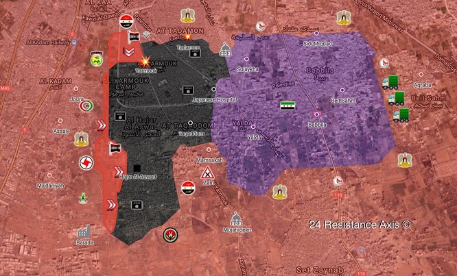 Quân đội Syria quyết kết liễu IS trong nồi hầm Yarmouk ảnh 1