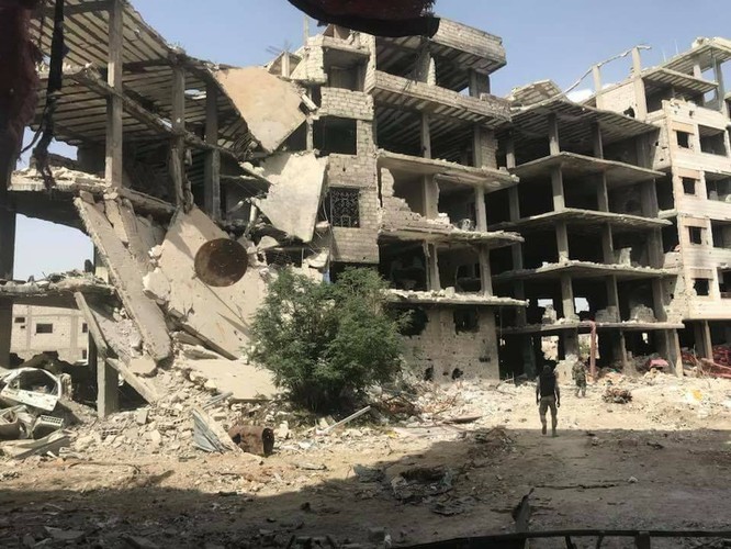 Quân đội Syria đè bẹp IS, sắp kết liễu trong chảo lửa Yarmouk ảnh 7