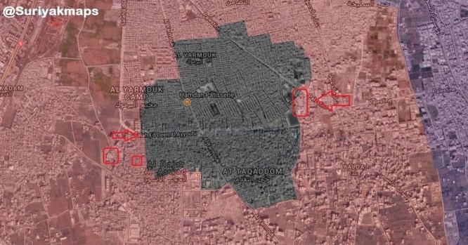 Quân tinh nhuệ Syria tiến công diệt IS trong tử địa Yarmouk ảnh 1