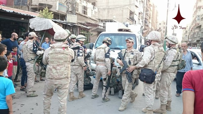 Quân cảnh Nga, Syria bắt giữ hơn 20 binh sĩ vì tội cướp ở Damascus ảnh 2