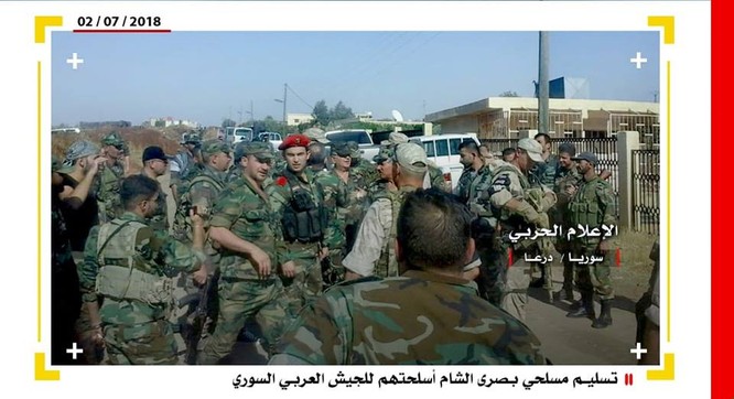 Phe thánh chiến Syria đầu hàng, nộp vũ khí hạng nặng cho quân chính phủ ở Daraa ảnh 2