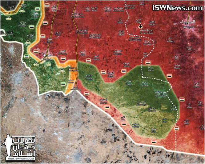 Nga yểm trợ quân đội Syria giải phóng hơn 70% chiến địa Daraa, FSA hoàn toàn sụp đổ ảnh 1