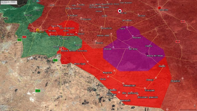 “Hổ Syria”, sư đoàn cơ giới 4 giải phóng hàng trăm km2, sắp kết liễu thánh chiến tại Daraa ảnh 1