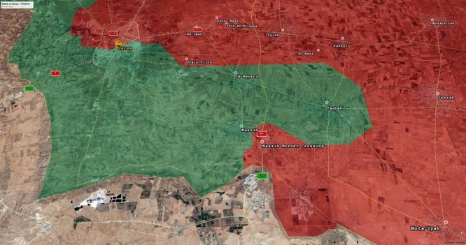 “Hổ Syria”, sư đoàn cơ giới 4 giải phóng hàng trăm km2, sắp kết liễu thánh chiến tại Daraa ảnh 2