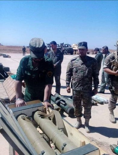 Tướng “Hổ Syria” thanh sát vũ khí chiếm giữ của quân thánh chiến ảnh 6