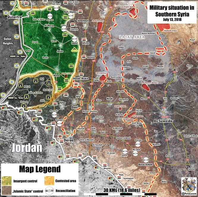 Quân đội Syria tiến binh giải phóng hàng loạt địa bàn phía tây Daraa ảnh 1