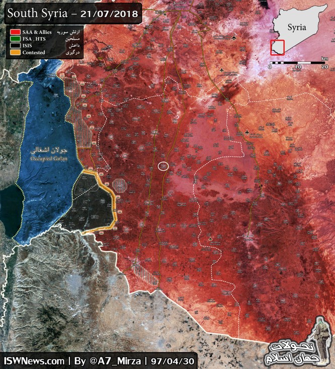 Quân đội Syria chiếm hoàn toàn tỉnh Quneitra, di tản phe thánh chiến đầu hàng ảnh 1