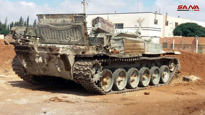 Quân đội Syria chiếm hàng loạt xe tăng thiết giáp phe thánh chiến tại Daraa ảnh 4