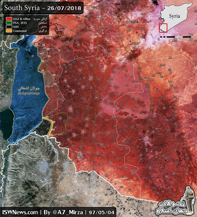 “Hổ Syria”, sư đoàn cơ giới số 4 tốc chiến chiếm thêm loạt cứ địa IS ở Yarmouk, Daraa ảnh 1