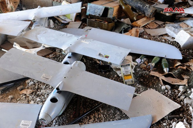 Quân đội Syria chiếm kho vũ khí lớn của IS, có cả UAV Israel ảnh 6