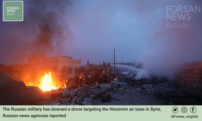 Phòng không Nga khai hỏa bắn hạ UAV định tấn công căn cứ tại Syria ảnh 2