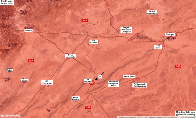 IS bất ngờ tấn công quân đội Syria từ sa mạc Homs ảnh 1