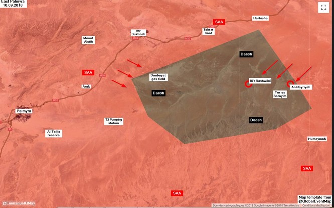Quân đội Syria quyết giáng đòn kết liễu IS trên sa mạc Deir Ezzor ảnh 1
