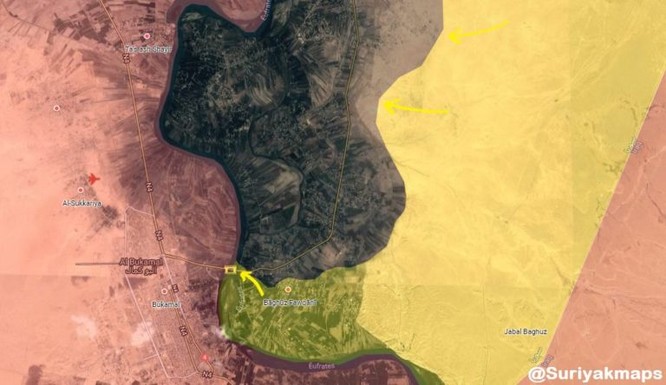 Mỹ-Pháp yểm trợ người Kurd Syria đánh thốc vào thung lũng Euphrates, diệt hàng chục tay súng IS ảnh 1