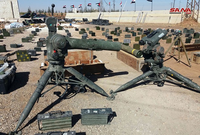 An ninh quân đội Syria phát hiện một số lượng lớn vũ khí ở Quneitra và Daraa ảnh 3