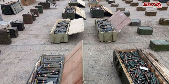 Phát hiện kho vũ khí lớn của các nhóm “nổi dậy” ở ngay Damascus ảnh 4