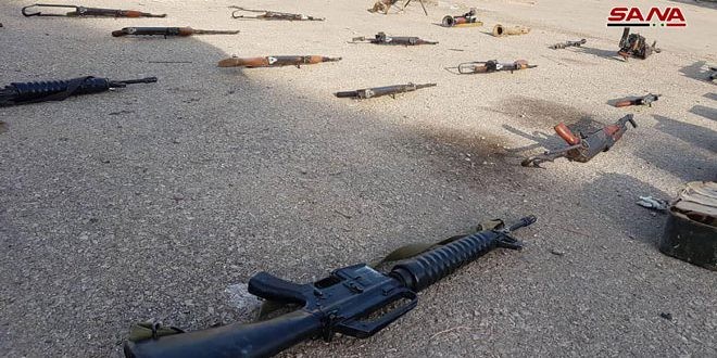 Quân đội Syria lại phát hiện 2 kho vũ khí lớn của quân “nổi dậy” ở Homs và Quneitra ảnh 1