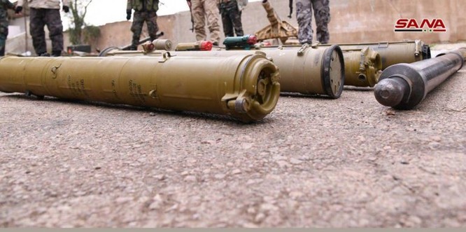 Quân đội Syria phát hiện hàng chục đầu đạn tên lửa S-75 và S-125 của “quân nổi dậy” ở Daraa ảnh 6