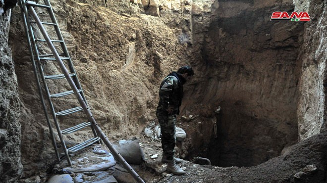 Chiến binh Hamas Palestine đã giúp “quân nổi dậy” kiến tạo đường hầm tại Damascus, Syria ảnh 1