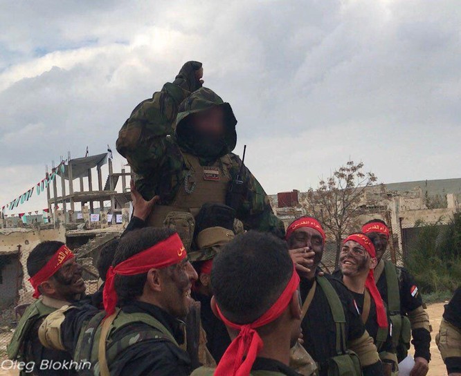 Quân tình nguyện Palestine kết thúc khóa huấn luyện với lính đánh thuê Nga ảnh 1