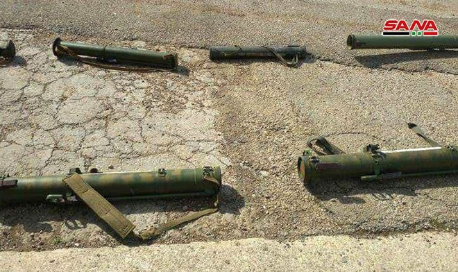 Quân đội Syria lại thu hoạch một kho vũ khí của “nổi dậy” ở miền bắc Homs ảnh 2