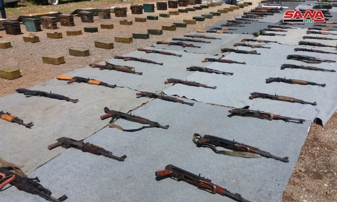 Syria thu giữ một số lượng lớn vũ khí của “quân nổi dậy” ở al-Quneitra ảnh 2