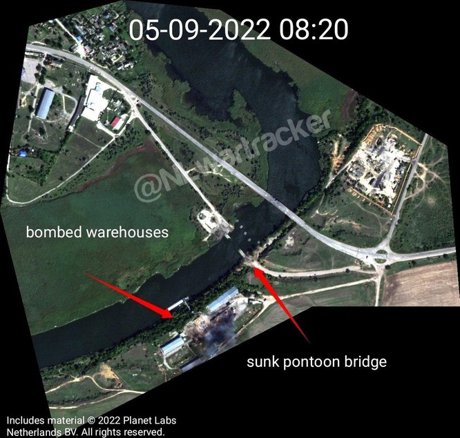 Ukraine tuyên bố phá hủy 1 cầu phao và nhiều kho tàng, thiết bị quân sự Nga ở Kherson ảnh 3