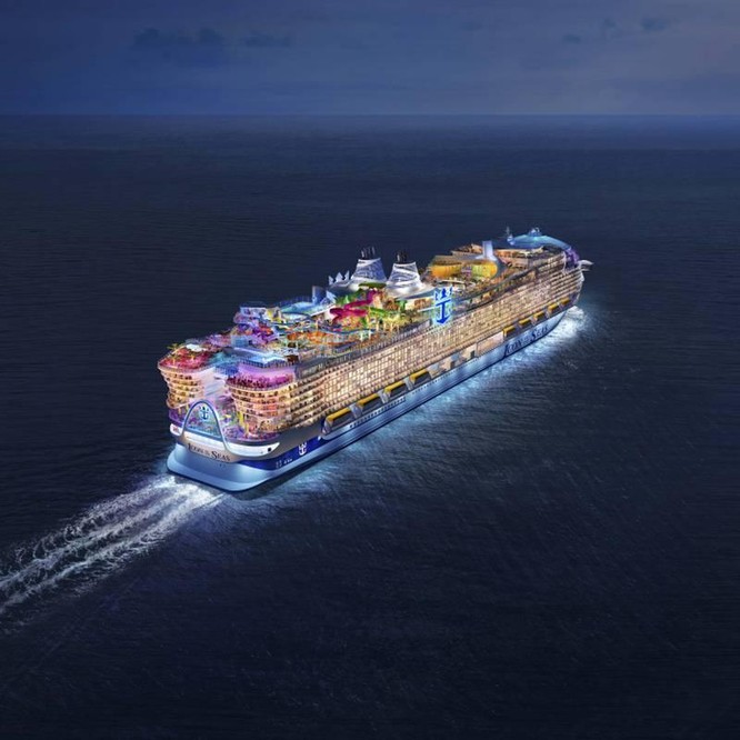 Ra mắt tàu du lịch lớn nhất thế giới mang tên “Biểu tượng của Biển” ảnh 1