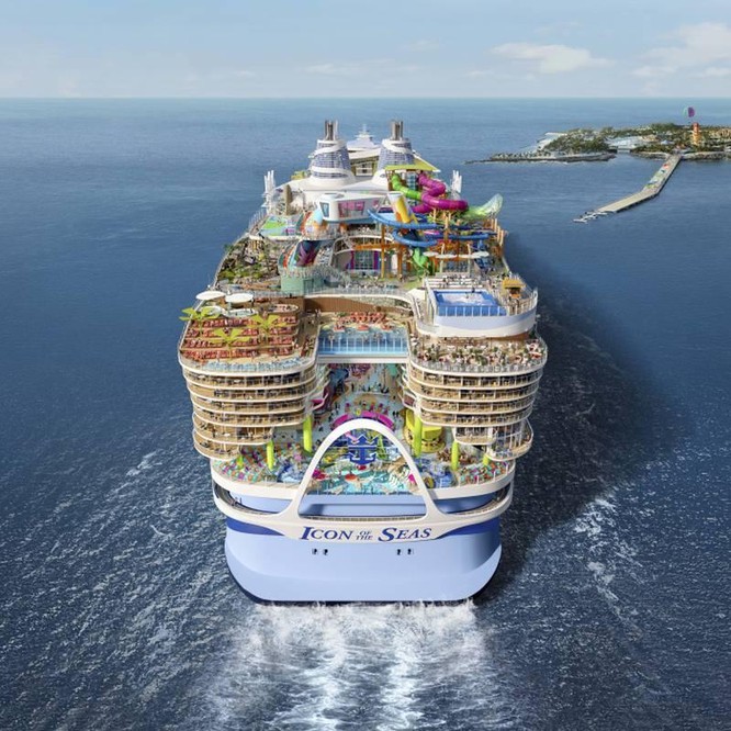 Ra mắt tàu du lịch lớn nhất thế giới mang tên “Biểu tượng của Biển” ảnh 3