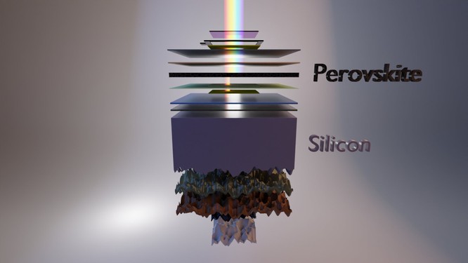 Đức phát triển pin mặt trời peroskite-silicon đạt hiệu suất chuyển đổi kỷ lục ảnh 1