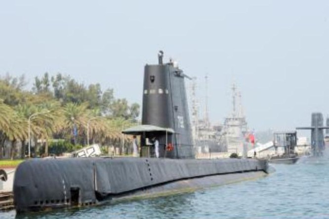 Tàu ngầm SS-792 lớp Guppy Hải quân Đài Loan. Ảnh: Taipeitimes